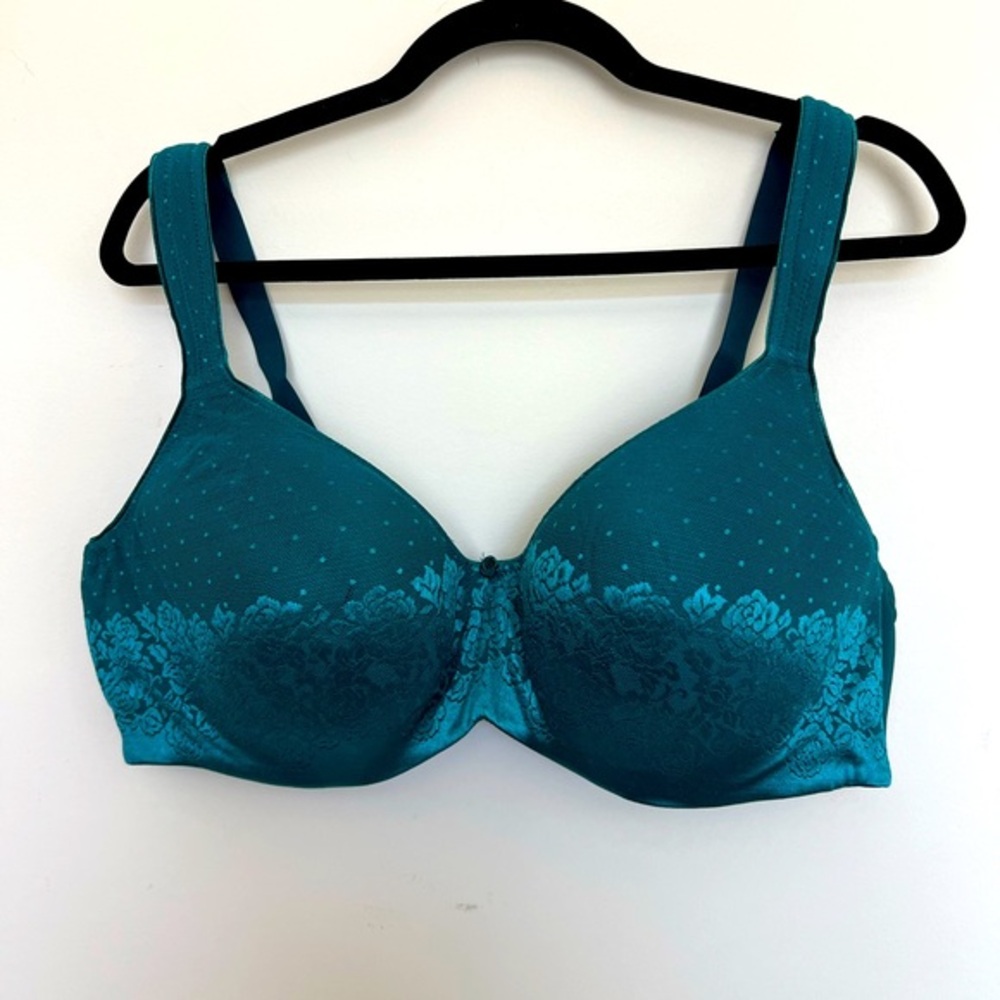 Soma Stunning Support Balconette Bra Turquoise Full‎ Coverage Size 42D